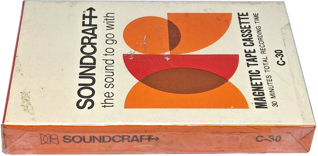 Compact Cassette Soundcraft 30 Type I Normal 1972 USA