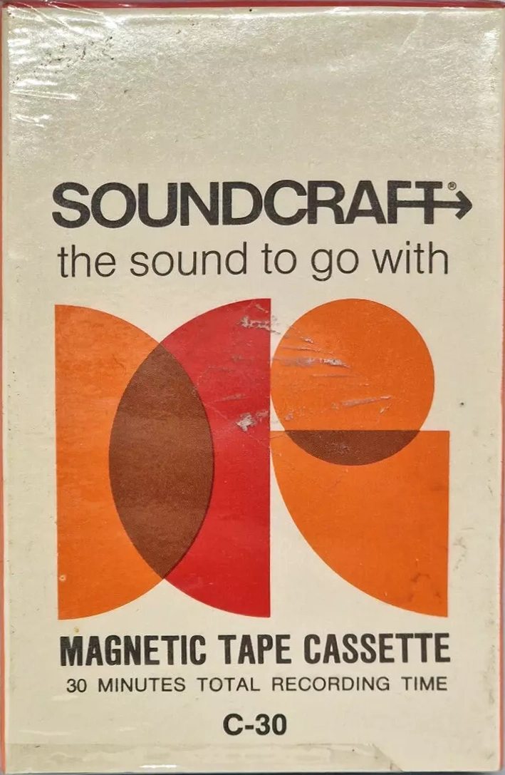 Compact Cassette Soundcraft 30 Type I Normal 1972 USA