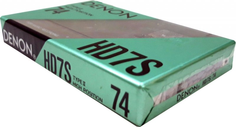 Compact Cassette Denon HD7S 74 Type II Chrome 1990 Europe