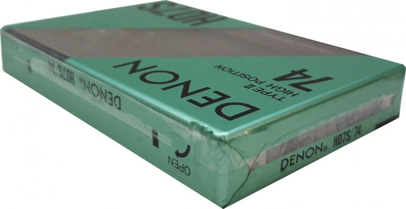 Compact Cassette Denon HD7S 74 Type II Chrome 1990 Europe