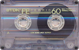 Compact Cassette TDK FE 60 "FE-60EB" Type I Normal 1997 Europe