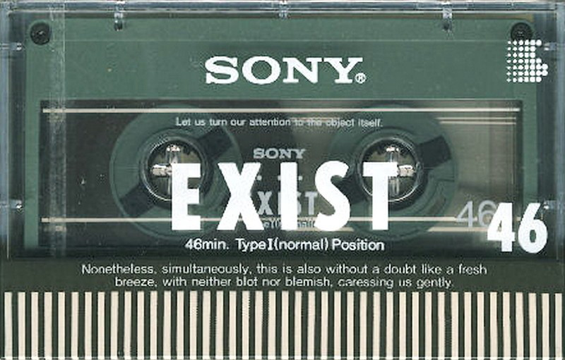 Compact Cassette Sony HF-X 46 "Exist 46N" Type I Normal 1988 Japan