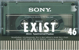 Compact Cassette Sony HF-X 46 "Exist 46N" Type I Normal 1988 Japan