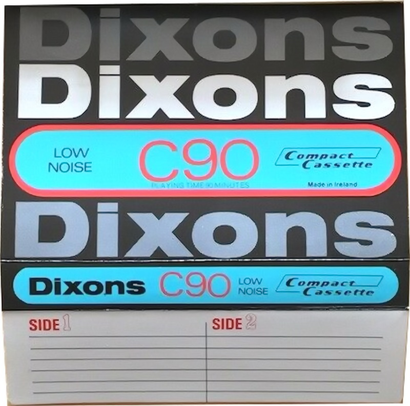 Compact Cassette Dixons 90 Type I Normal 1978 UK