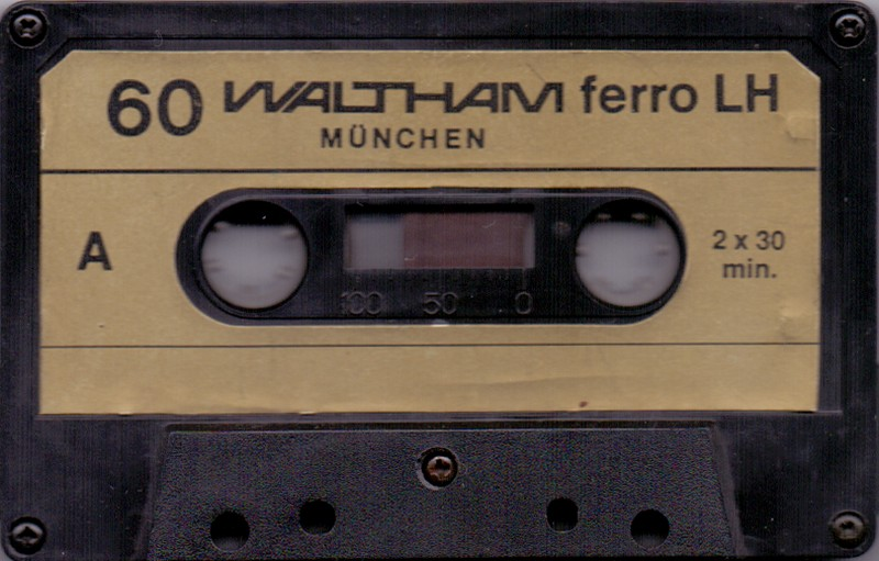 Compact Cassette Waltham 60 "LH" Type I Normal 1979 Germany