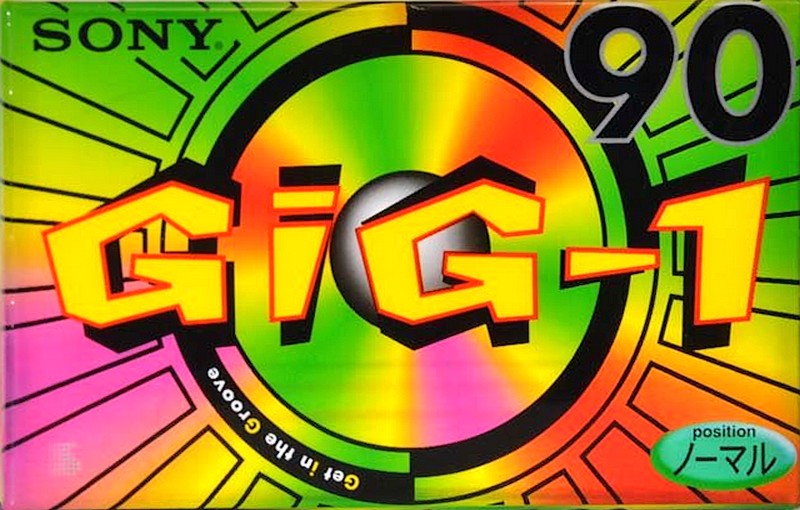 Compact Cassette Sony GIG-1 90 "C-90GIG1" Type I Normal 1995 Japan