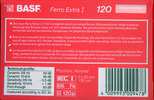 Compact Cassette BASF Ferro Extra I 120 Type I Normal 1988 Europe
