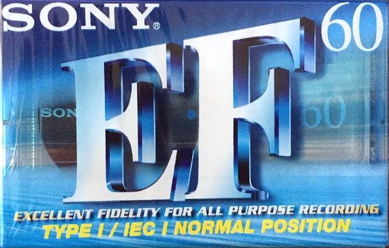 Compact Cassette Sony EF 60 "C-60EFB" Type I Normal 2008 Worldwide