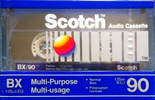 Compact Cassette Scotch BX 90 Type I Normal 1990 North America