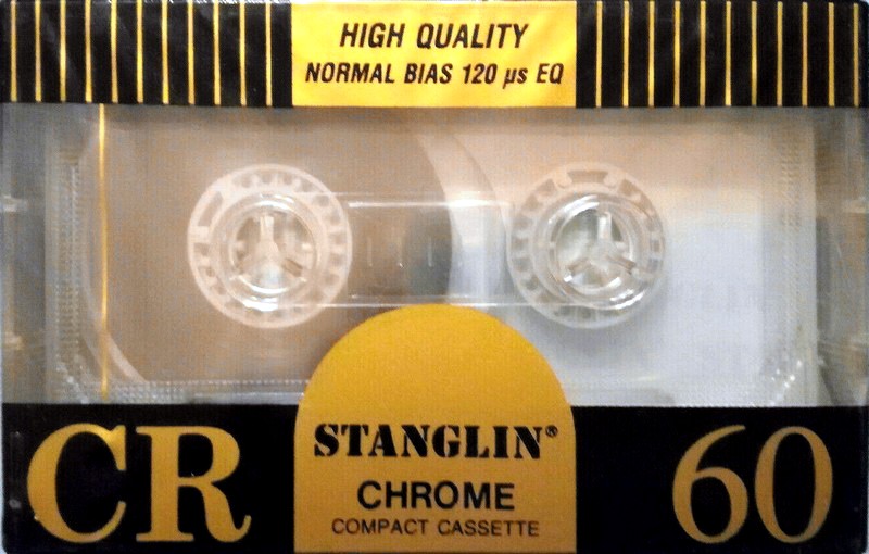 Compact Cassette Stanglin CR 60 Type II Chrome Hong Kong