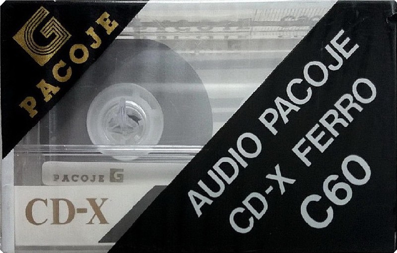 Compact Cassette Pacoje CD-X Ferro 60 Type I Normal 1987 Europe