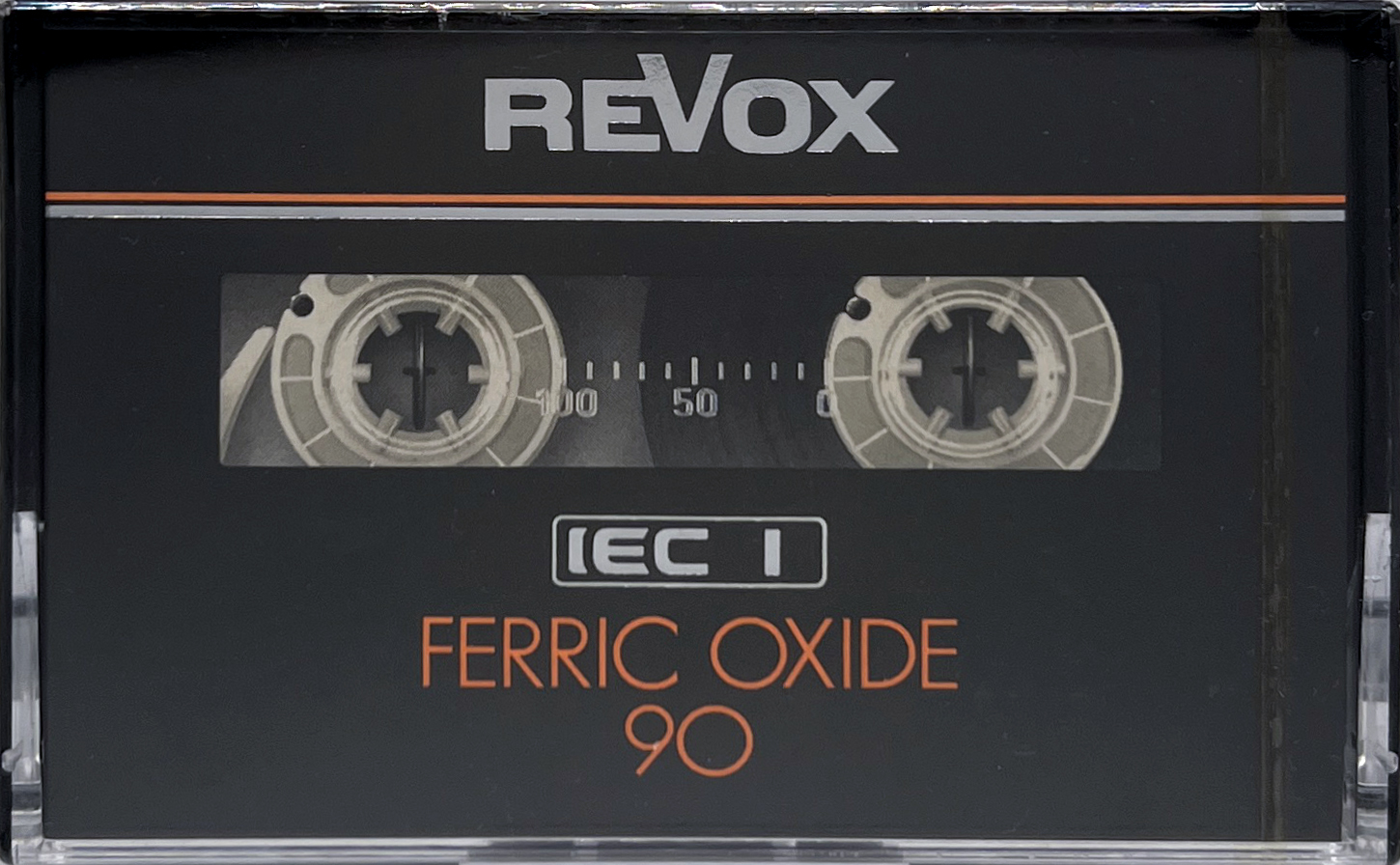 Compact Cassette Revox 90 "Ferric Oxide" Type I Normal 1984 Europe