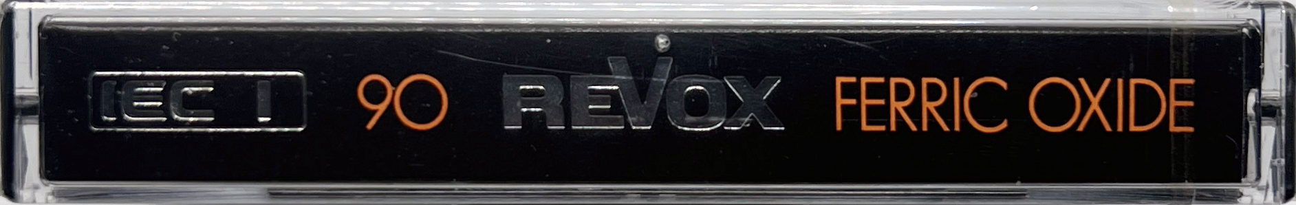Compact Cassette Revox 90 "Ferric Oxide" Type I Normal 1984 Europe