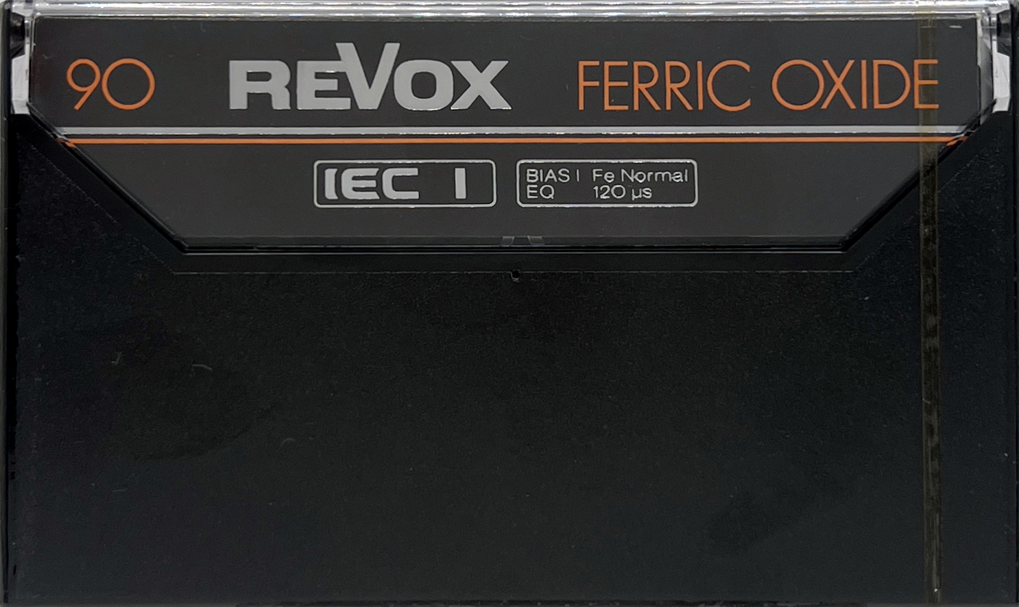 Compact Cassette Revox 90 "Ferric Oxide" Type I Normal 1984 Europe