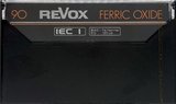 Compact Cassette Revox 90 "Ferric Oxide" Type I Normal 1984 Europe