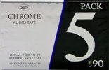 5 pack Boots / Boots Audio CPII 90 Type II Chrome 1995 UK