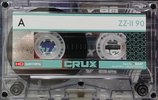 Compact Cassette CRUX ZZ 90 "HQ series" Type II Chrome 2023 Worldwide