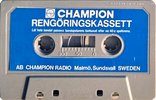 Compact Cassette Champion Cleaning Cassette Sweden