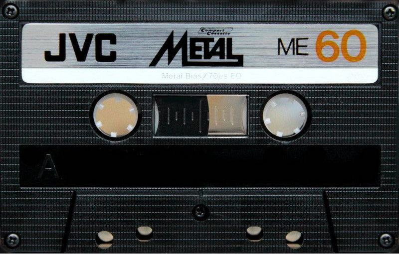 Compact Cassette JVC Metal / ME 60 "ME60" Type IV Metal 1981 USA