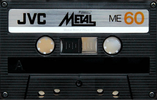 Compact Cassette JVC Metal / ME 60 "ME60" Type IV Metal 1981 USA
