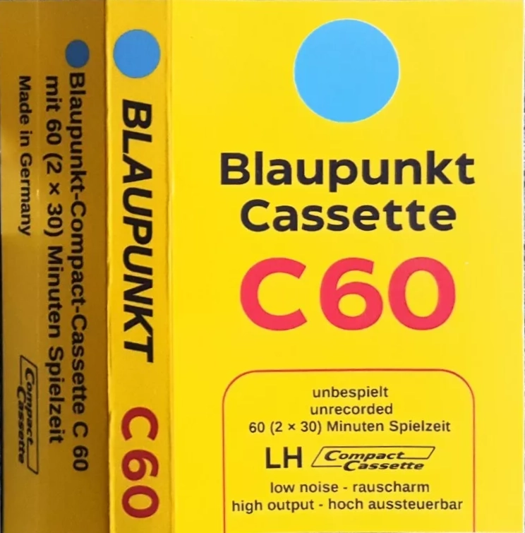 Compact Cassette Blaupunkt 60 "wight" Type I Normal 1979 Europe