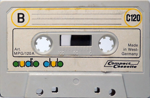 Compact Cassette Audio Club 120 Type I Normal Europe