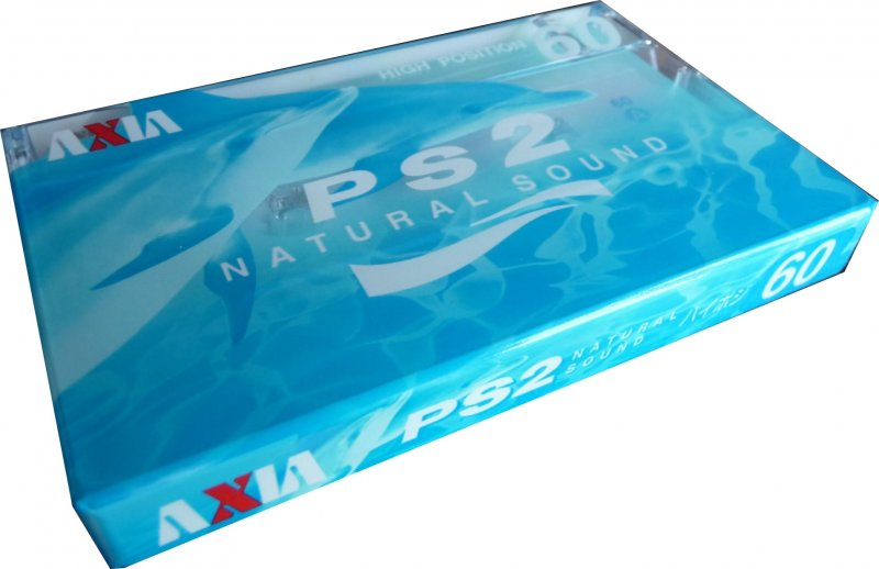 Compact Cassette AXIA PS-II / PS-2 60 "PS2M 60" Type II Chrome 2001 Japan