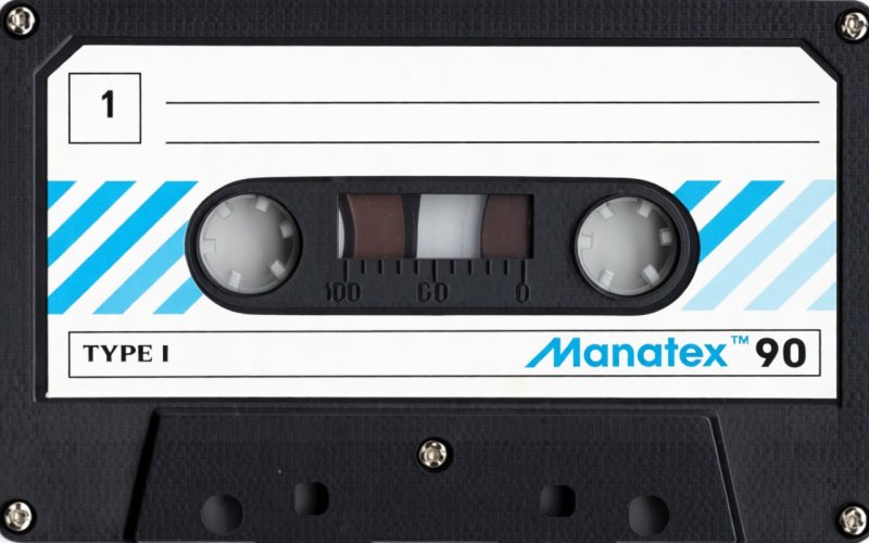 Compact Cassette Manatex 90 Type I Normal 1980 Hong Kong