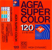 Compact Cassette AGFA SUPER COLOR 120 Type I Normal 1975 Europe