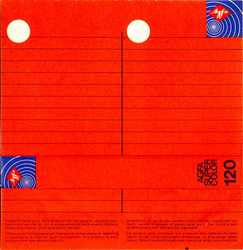 Compact Cassette AGFA SUPER COLOR 120 Type I Normal 1975 Europe