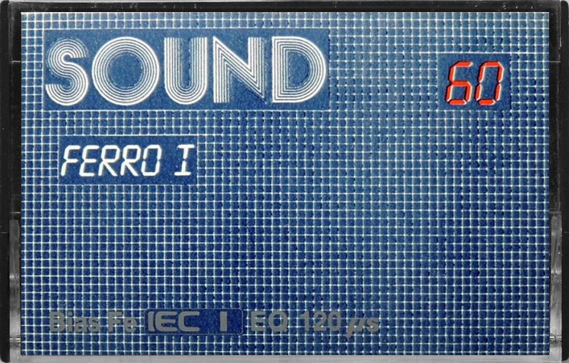 Compact Cassette Sound Ferro I 60 Type I Normal 1990 Europe