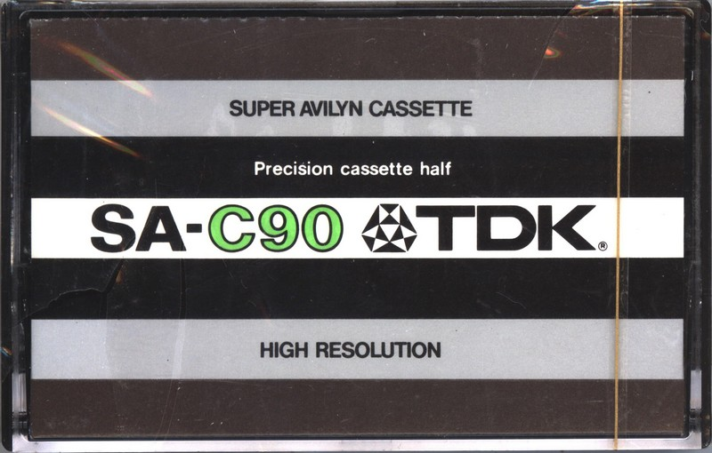 Compact Cassette TDK SA 90 Type II Chrome 1975 Japan