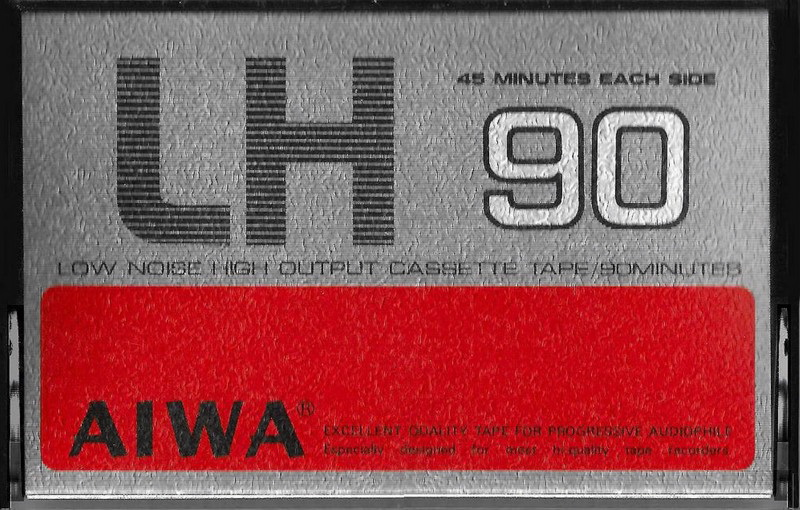 Compact Cassette Aiwa LH 90 Type I Normal 1976 Japan