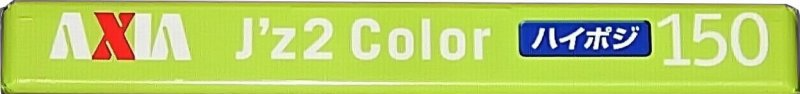 Compact Cassette AXIA J`z 2 Color 150 "JZ2K 150" Type II Chrome 2002 Japan