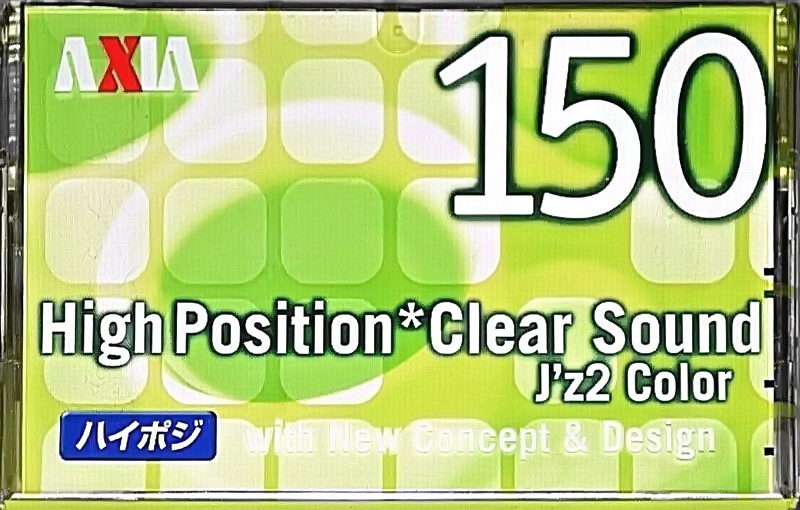 Compact Cassette AXIA J`z 2 Color 150 "JZ2K 150" Type II Chrome 2002 Japan
