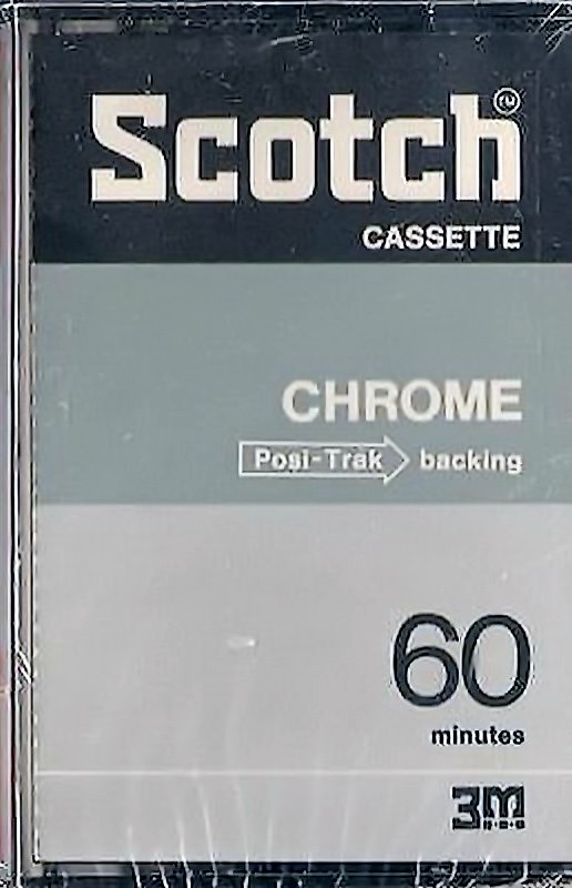 Compact Cassette Scotch Chrome 60 Type II Chrome 1973 Europe