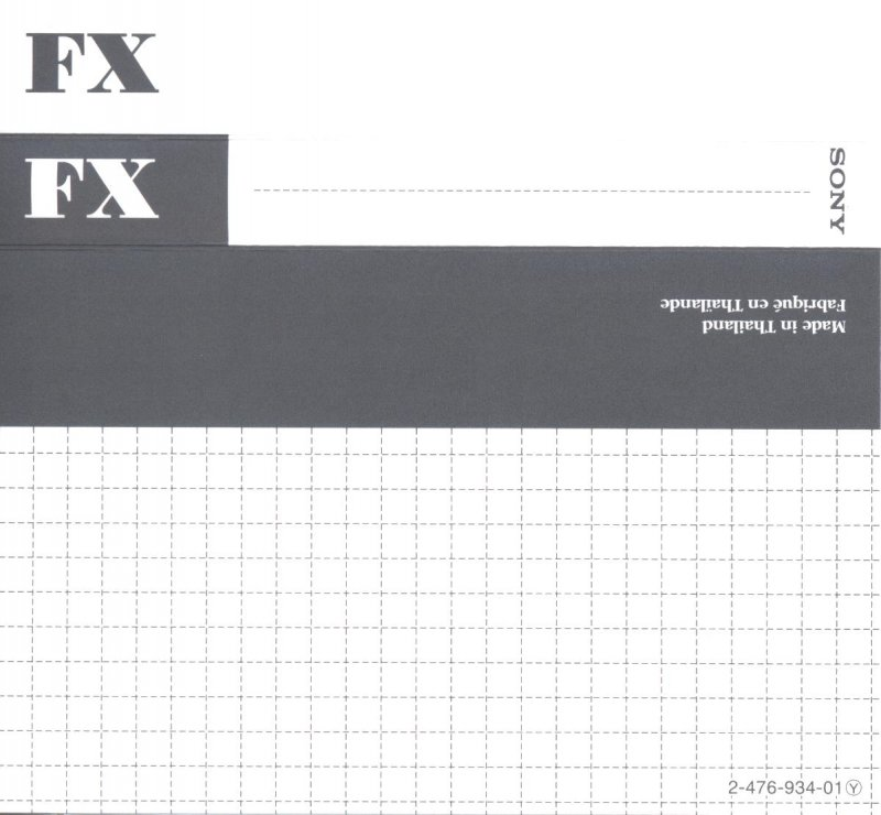 Compact Cassette Sony FX 90 "C-90FX2A" Type II Chrome 1995 Europe