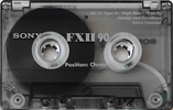 Compact Cassette Sony FX 90 "C-90FX2A" Type II Chrome 1995 Europe