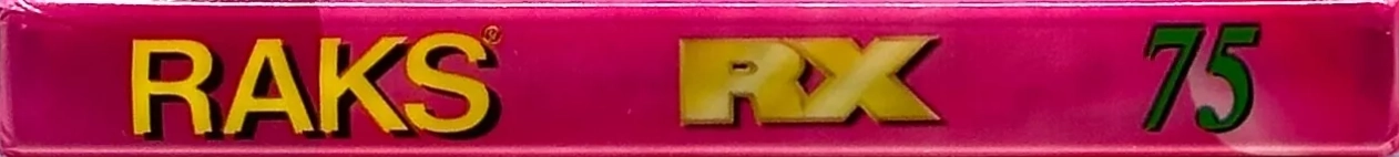 Compact Cassette RAKS RX 75 Type I Normal 1993 Europe
