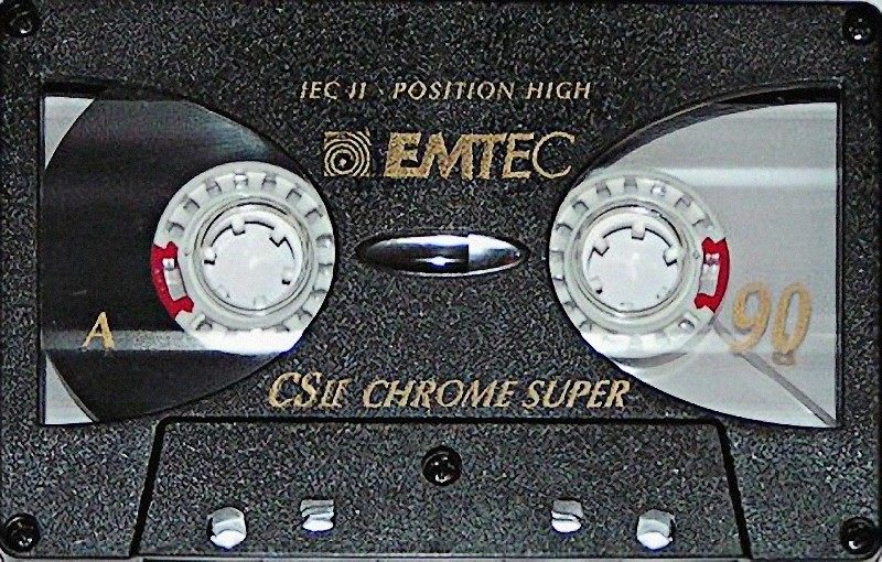Compact Cassette Emtec CS II Chrome Super 90 Type II Chrome 2002 Europe