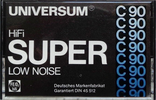 Compact Cassette Universum Super 90 Type I Normal 1979 Europe
