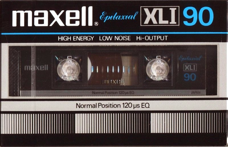 Compact Cassette Maxell XLI 90 Type I Normal 1982 Japan