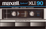 Compact Cassette Maxell XLI 90 Type I Normal 1982 Japan