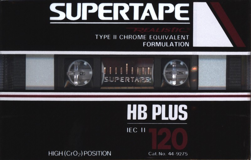 Compact Cassette SUPERTAPE HB Plus 120 "44-9275A" Type II Chrome 1992 Europe