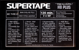 Compact Cassette SUPERTAPE HB Plus 120 "44-9275A" Type II Chrome 1992 Europe