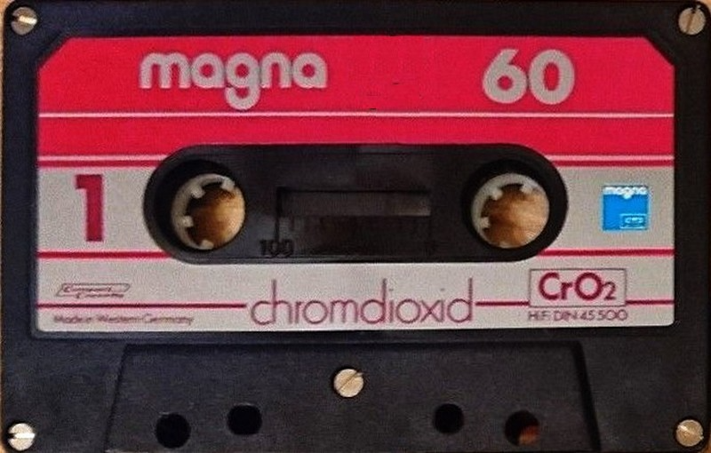Compact Cassette Magna 60 Type II Chrome 1980 Europe