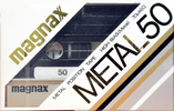 Compact Cassette Magnax Metal 50 Type IV Metal 1981 Japan