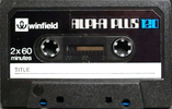 Compact Cassette Winfield Alpha Plus 120 Type I Normal 1978 UK