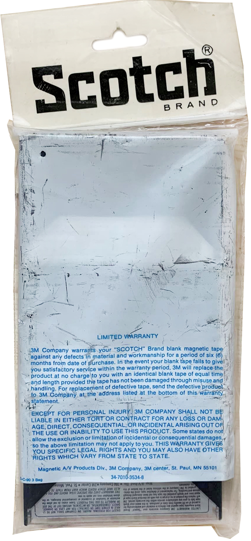 Compact Cassette Scotch Dynarange 90 Type I Normal USA