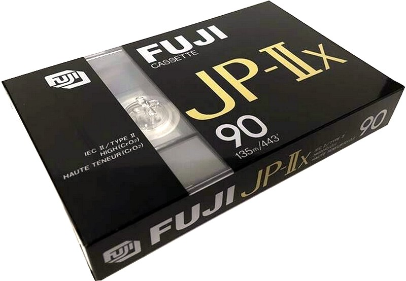 Compact Cassette Fuji JP-IIx 90 Type II Chrome 1989 Europe